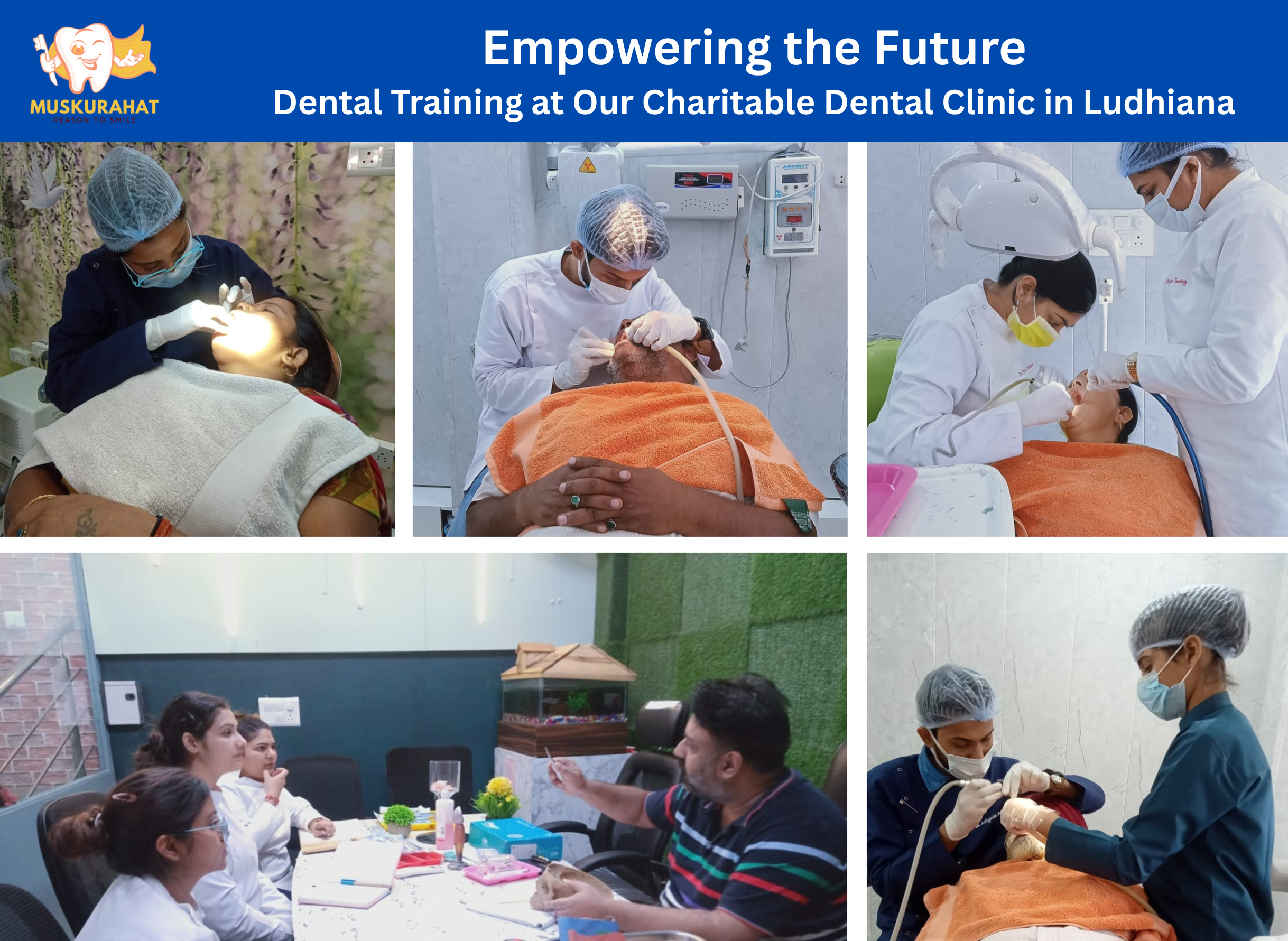Empowering the Future: Dental Training at Our Charitable Dental Clinic in Ludhiana