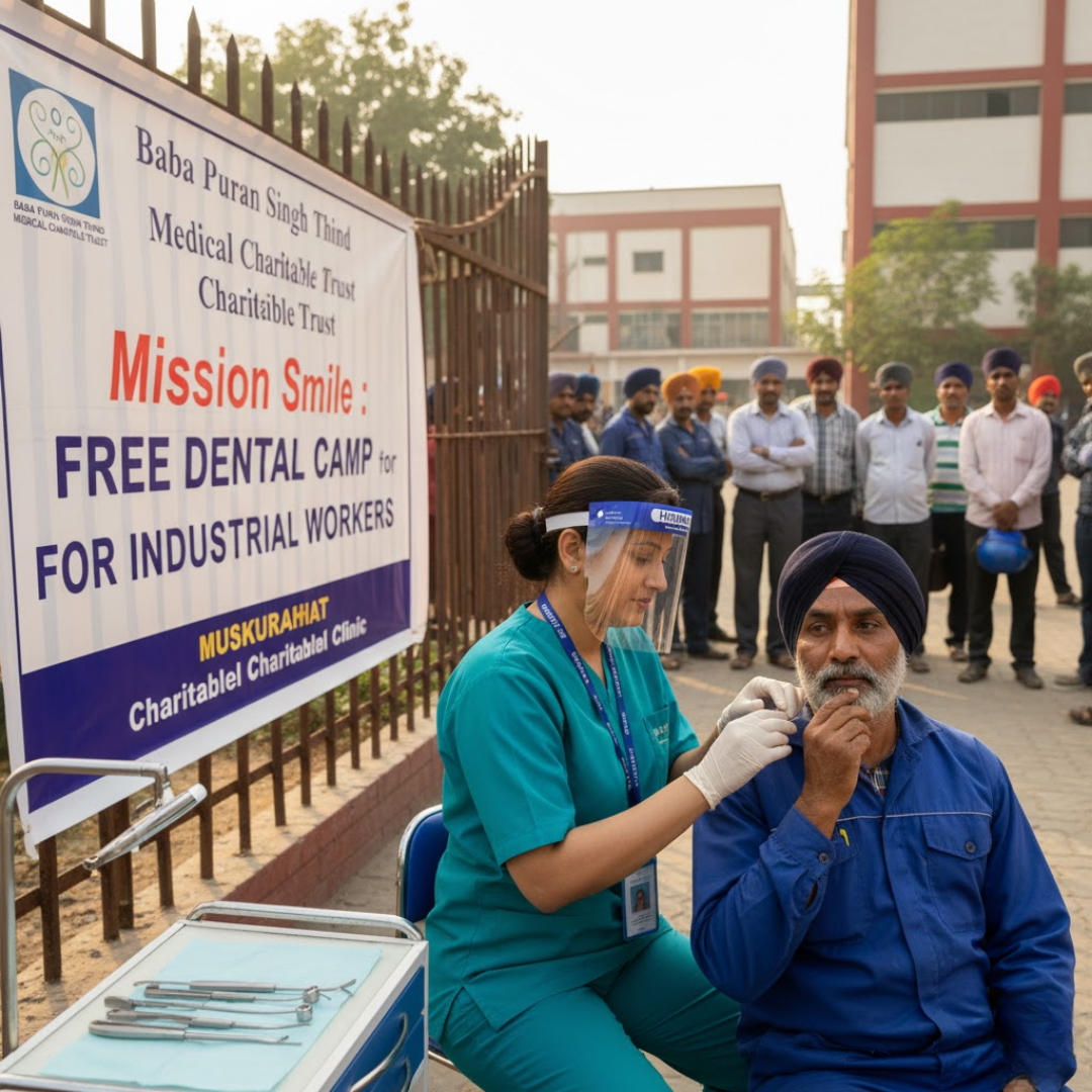 Smiles at Work: Addressing Oral Health Challenges for Ludhiana’s Industrial Workforce