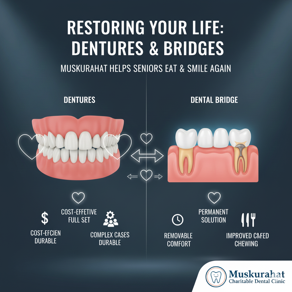 Restoring Your Life: A Senior’s Guide to Dentures and Bridges