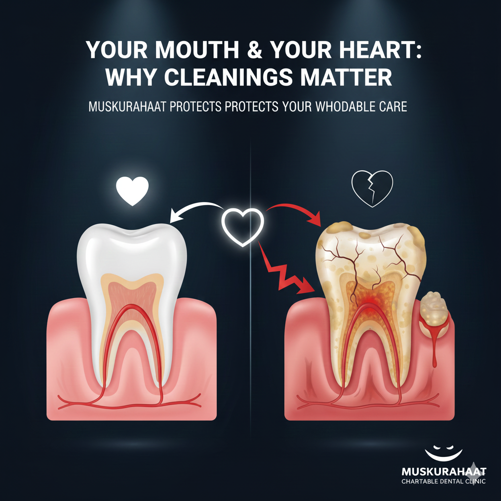 The Connection Between Your Mouth and Your Heart: Why Cleanings Matter